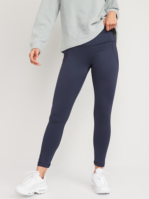 High Waisted UltraCoze Fleece Lined Leggings Old Navy