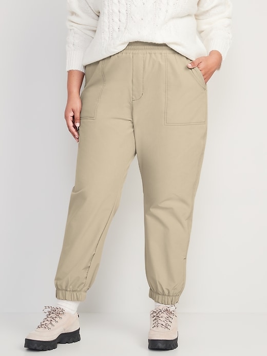 Image number 7 showing, High-Waisted All-Seasons StretchTech Water-Repellent Jogger Pants