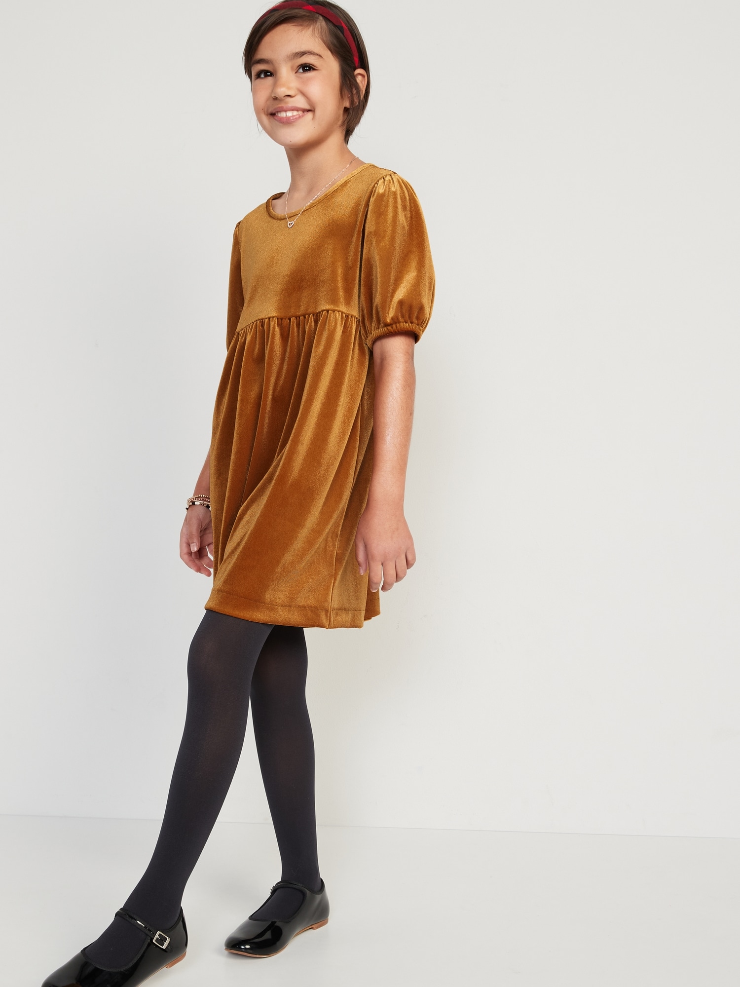 Velvet swing dress old navy sales