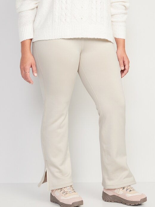 Image number 7 showing, High-Waisted UltraCoze Fleece-Lined Flare Leggings