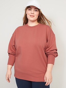 Dynamic Fleece Tunic Sweatshirt for Women