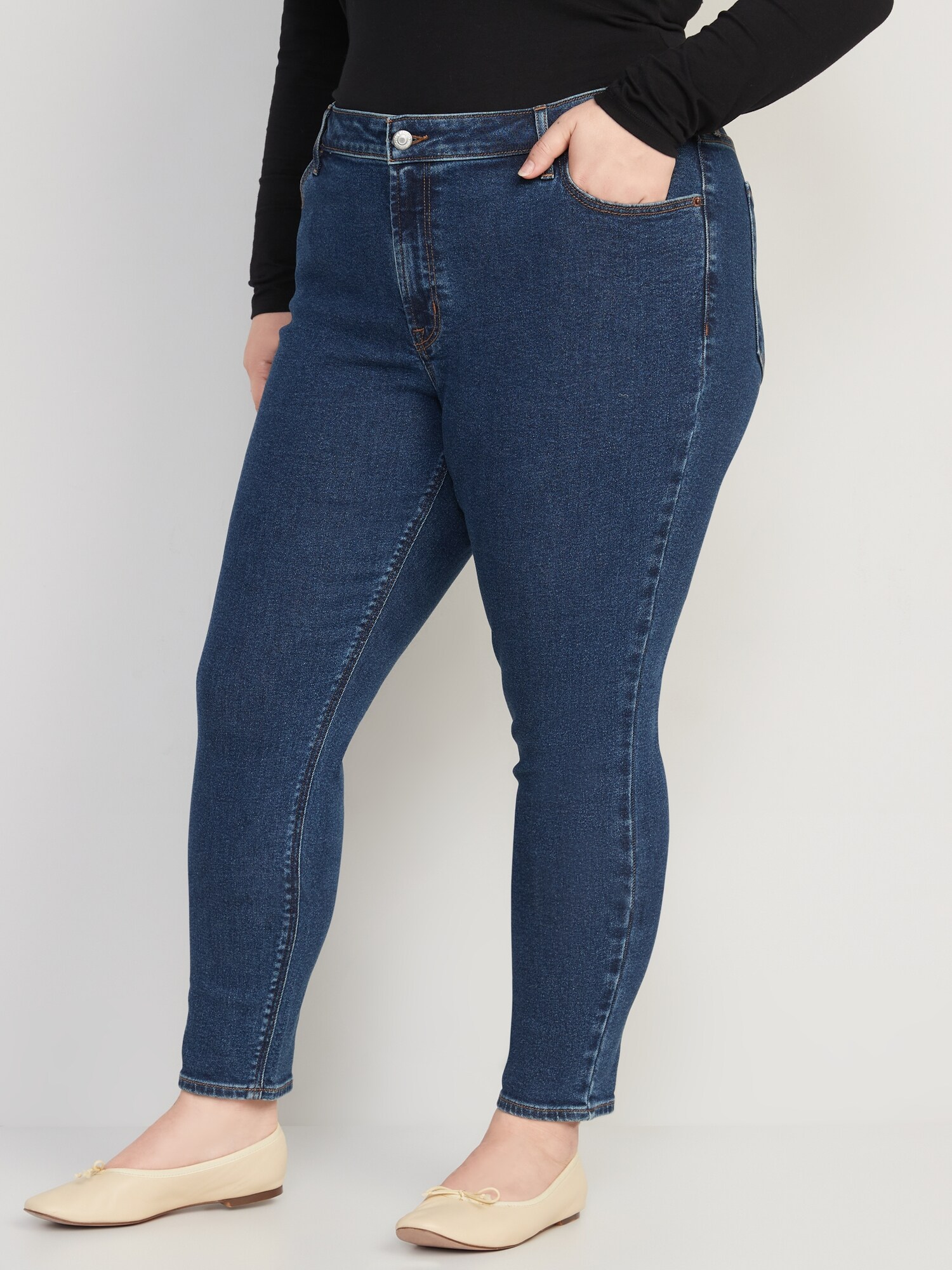 Mid-Rise Rockstar Super-Skinny Jeans for Women