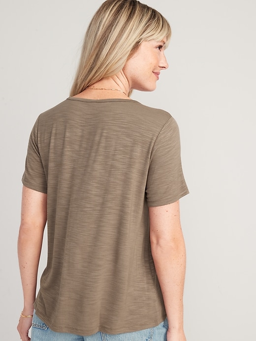 Image number 2 showing, Luxe V-Neck T-Shirt