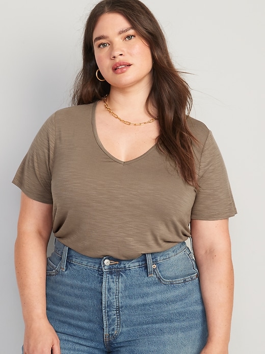 Image number 7 showing, Luxe V-Neck T-Shirt