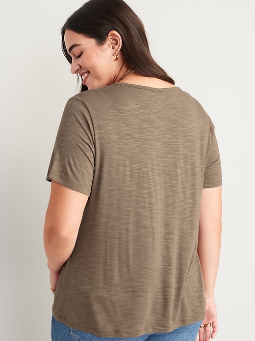 Image number 6 showing, Luxe V-Neck T-Shirt