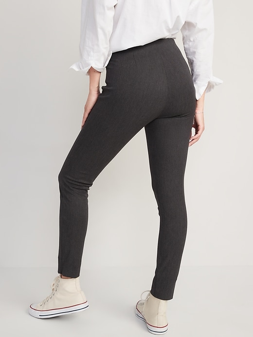 Image number 2 showing, High-Waisted Pull-On Pixie Skinny Ankle Pants