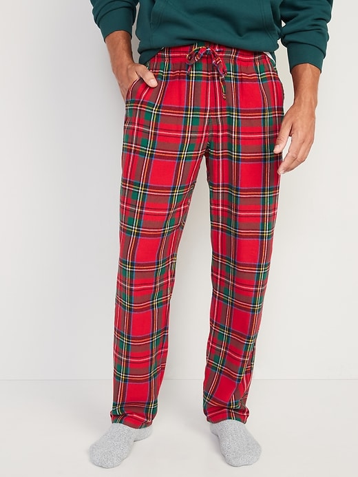 View large product image 1 of 3. Matching Plaid Flannel Pajama Pants