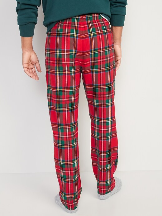 View large product image 2 of 3. Matching Plaid Flannel Pajama Pants