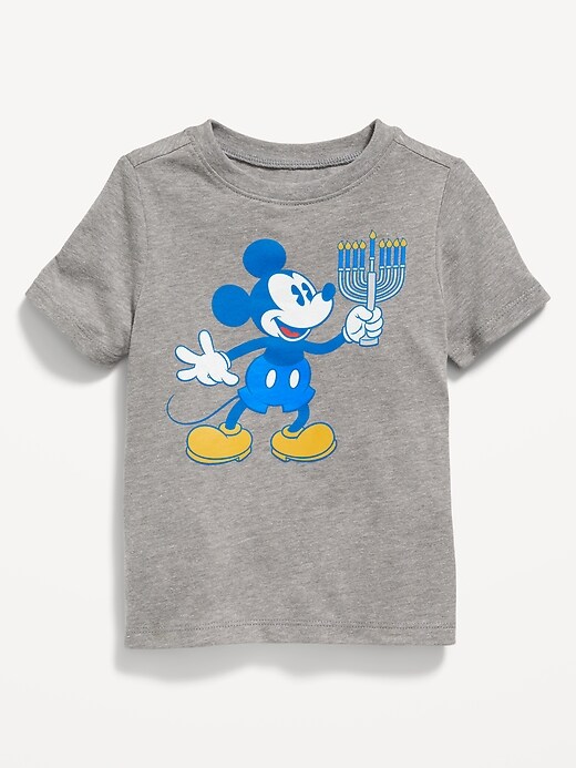 View large product image 1 of 3. Disney© Mickey Mouse Matching Hanukkah Unisex T-Shirt for Toddler