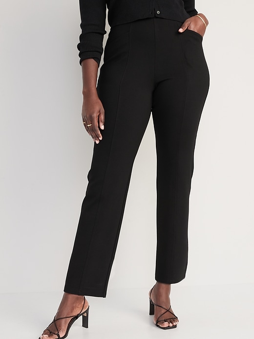 Image number 5 showing, Extra High-Waisted Stevie Straight Pants