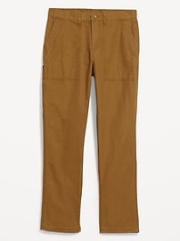 View large product image 3 of 3. Straight Non-Stretch Canvas Workwear Pants