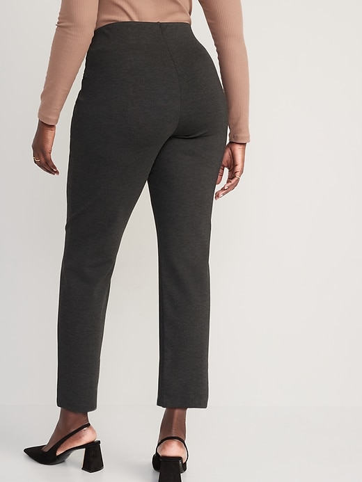 Image number 6 showing, Extra High-Waisted Stevie Straight Ankle Pants