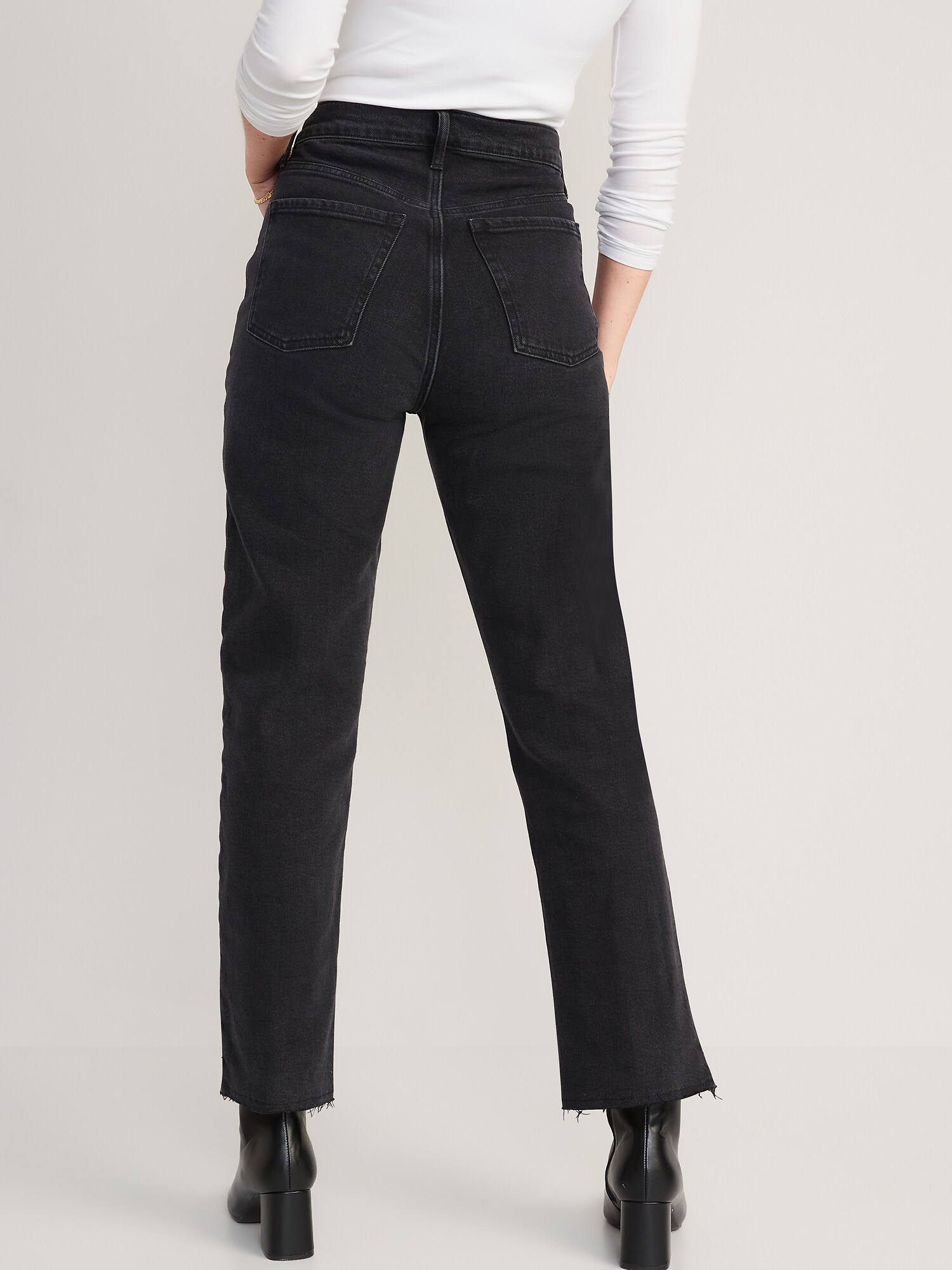 High waisted black hot sale jeans old navy