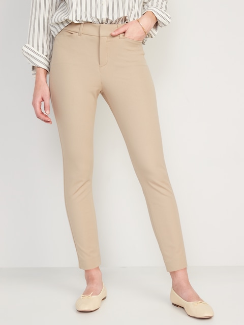 High-Waisted Pixie Skinny Ankle Pants