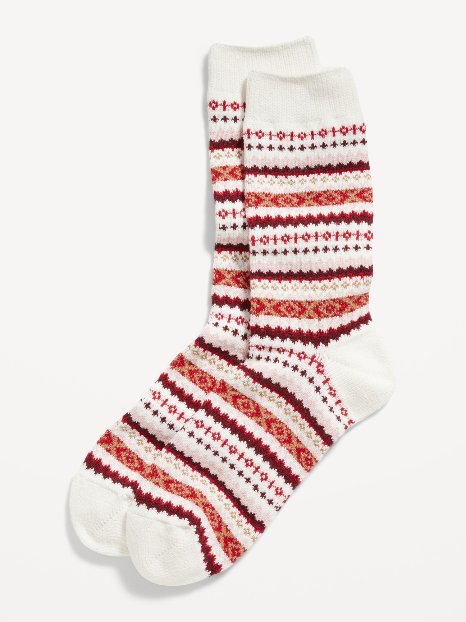 Colorful Ribbed Crew Women Socks