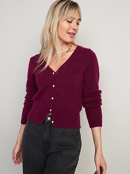 Old navy deals burgundy cardigan