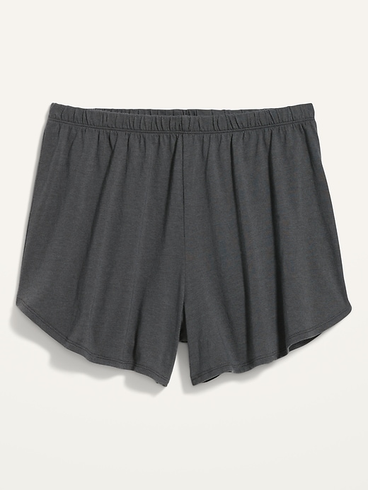 Image number 4 showing, High-Waisted Sunday Sleep Pajama Shorts -- 3.5-inch inseam