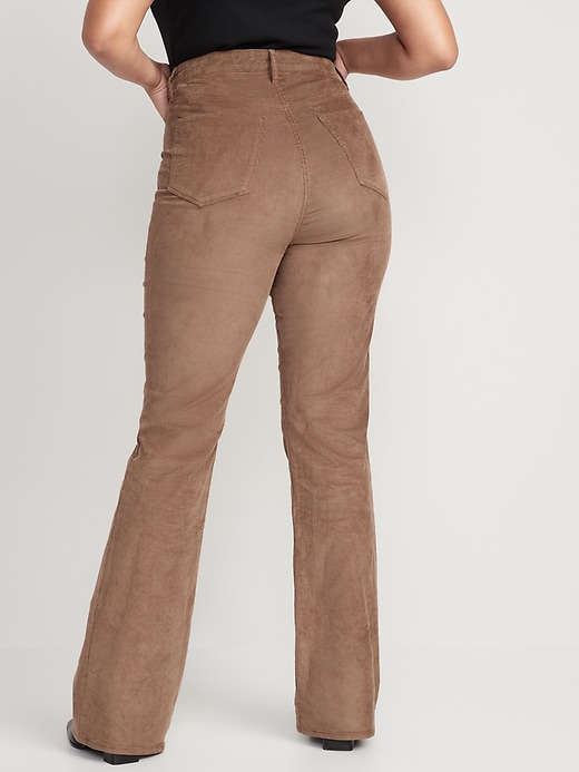 Image number 6 showing, Higher High-Waisted Flare Corduroy Pants