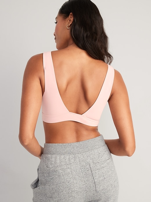 Soft-Knit V-Neck Bralette Top for Women