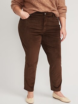 Brown Velvet Pants -  Canada