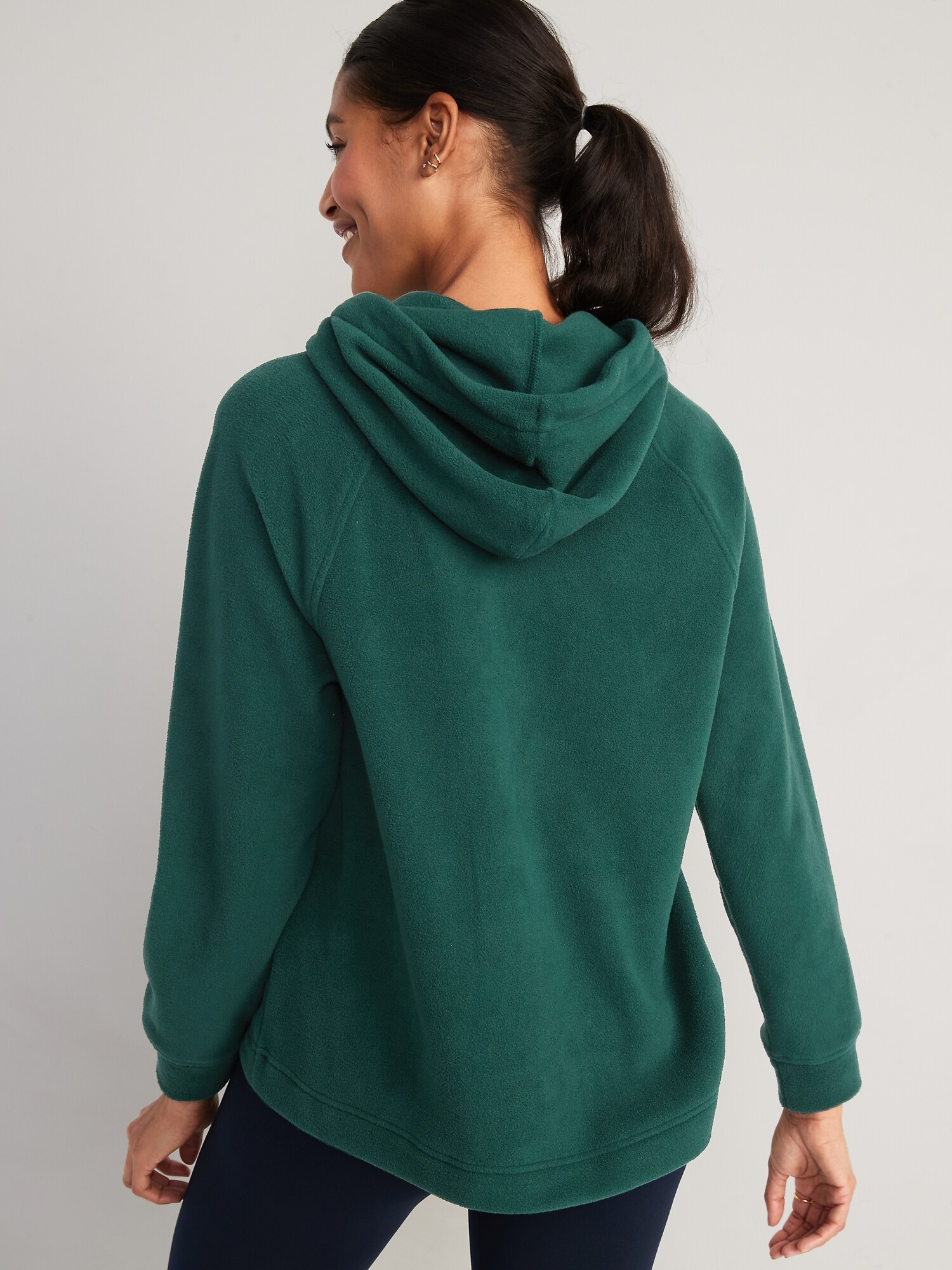 Women's Crossover Fleece Funnel-neck Pullover