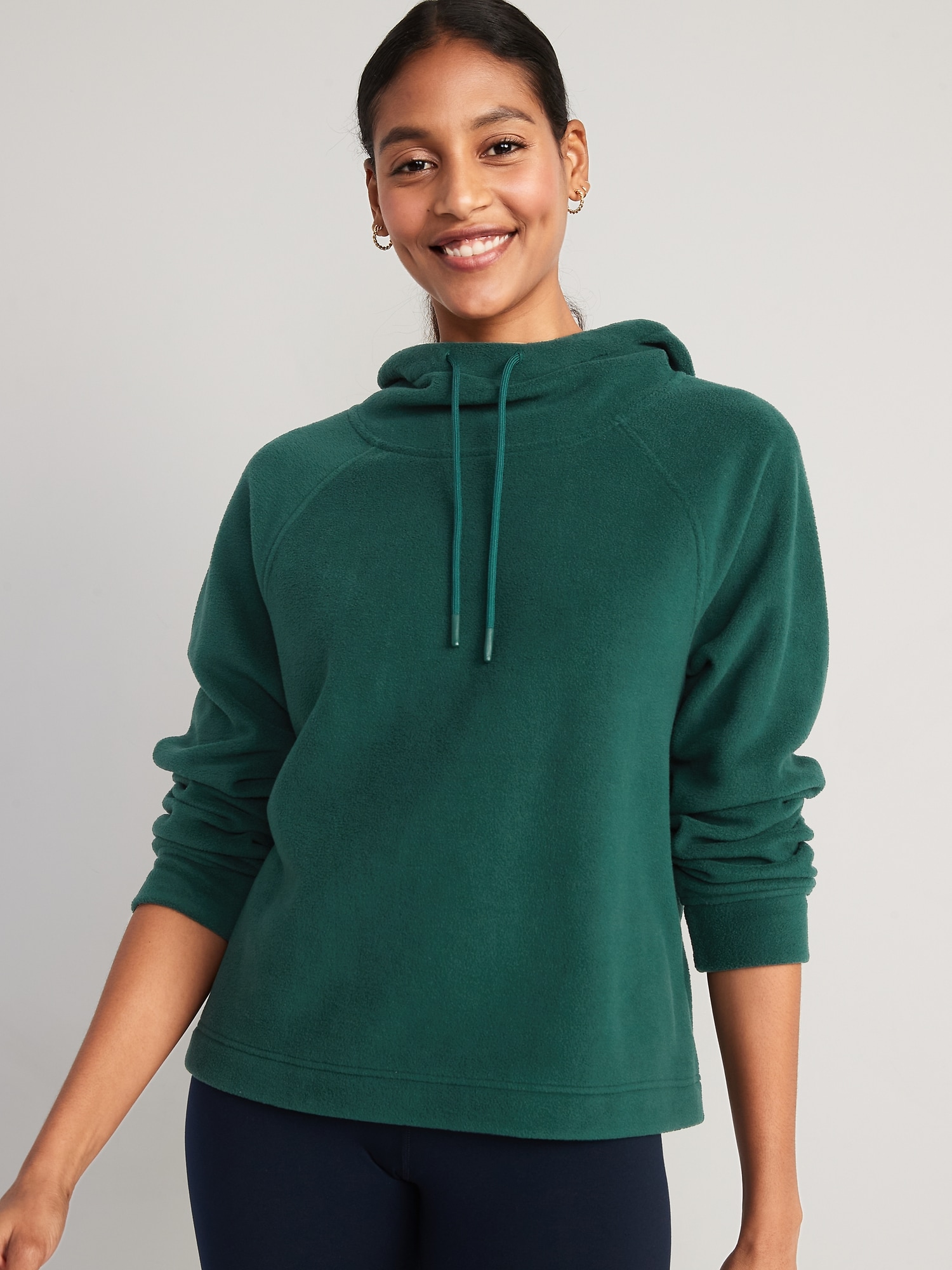 Funnel neck cheap pullover hoodie