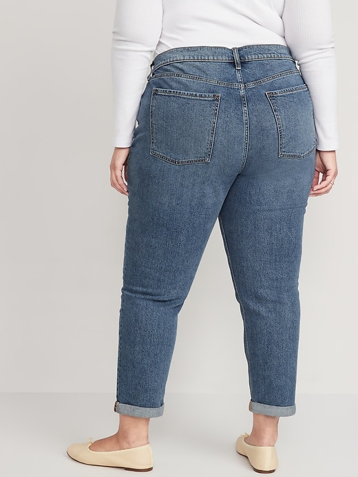 Image number 8 showing, Mid-Rise Ripped Boyfriend Jeans