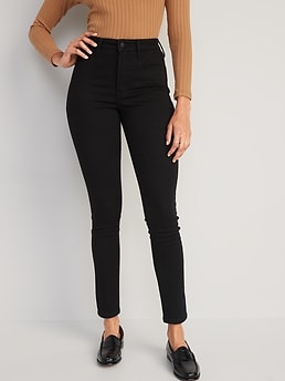 Mid Rise Rockstar Built In Warm Super Skinny Jeggings for Women