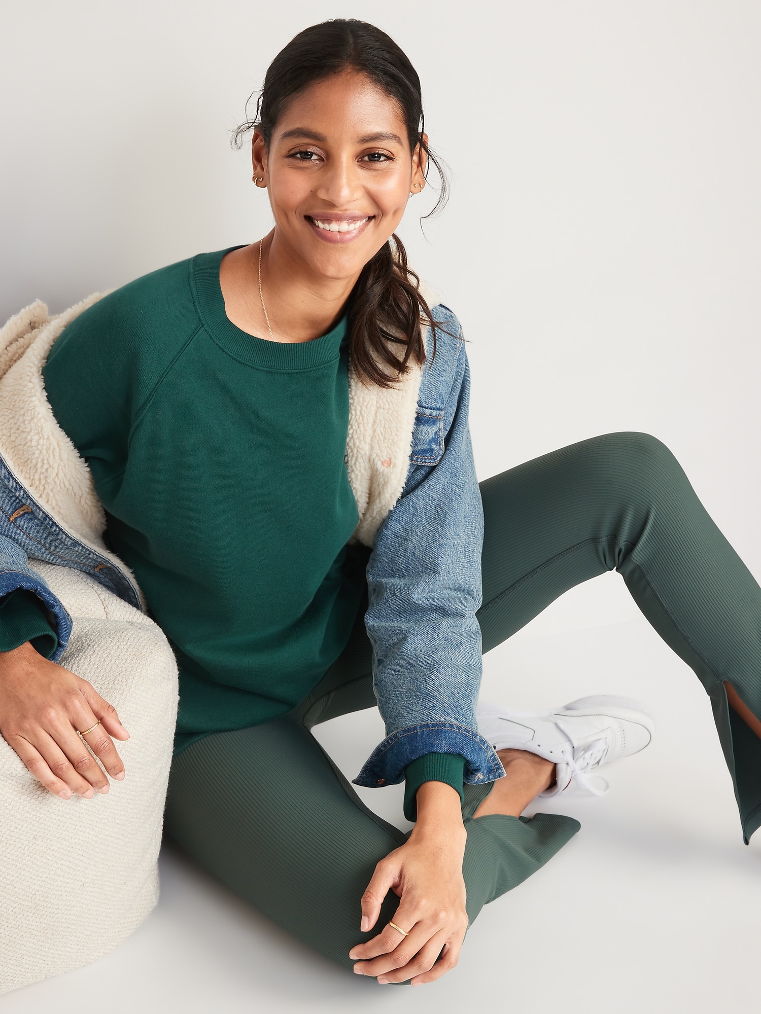 Oversized Vintage Tunic Sweatshirt for 