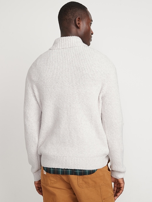 Textured-Knit Shawl-Collar Sweater | Old Navy