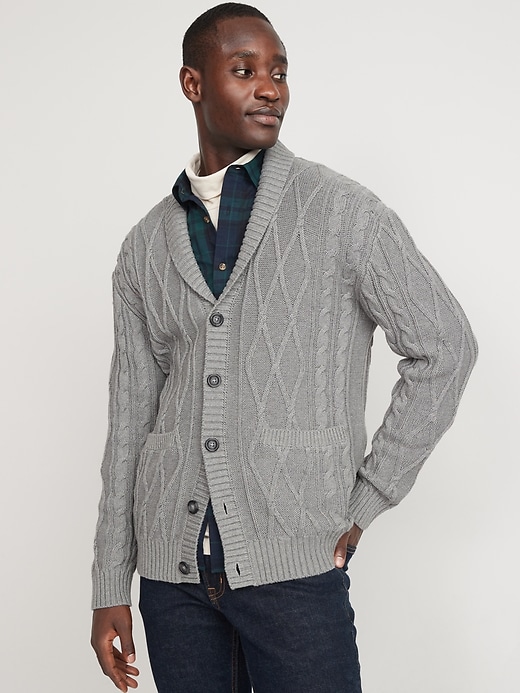 Navy mens cheap cardigan