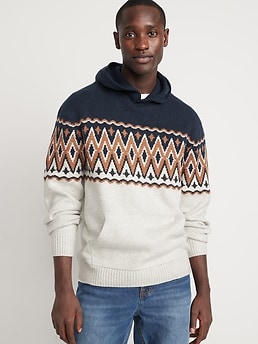 Hooded 2025 men's sweater