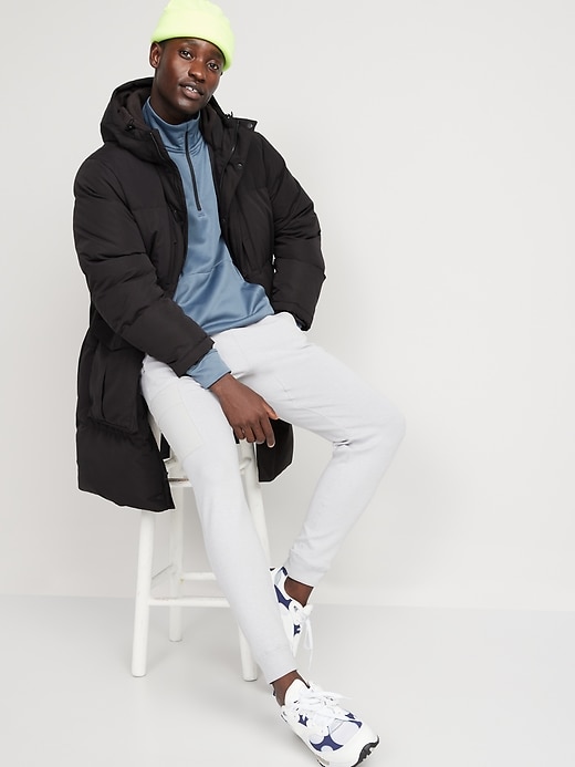 Image number 3 showing, Oversized Down & Feathers Fill Hooded Parka Coat