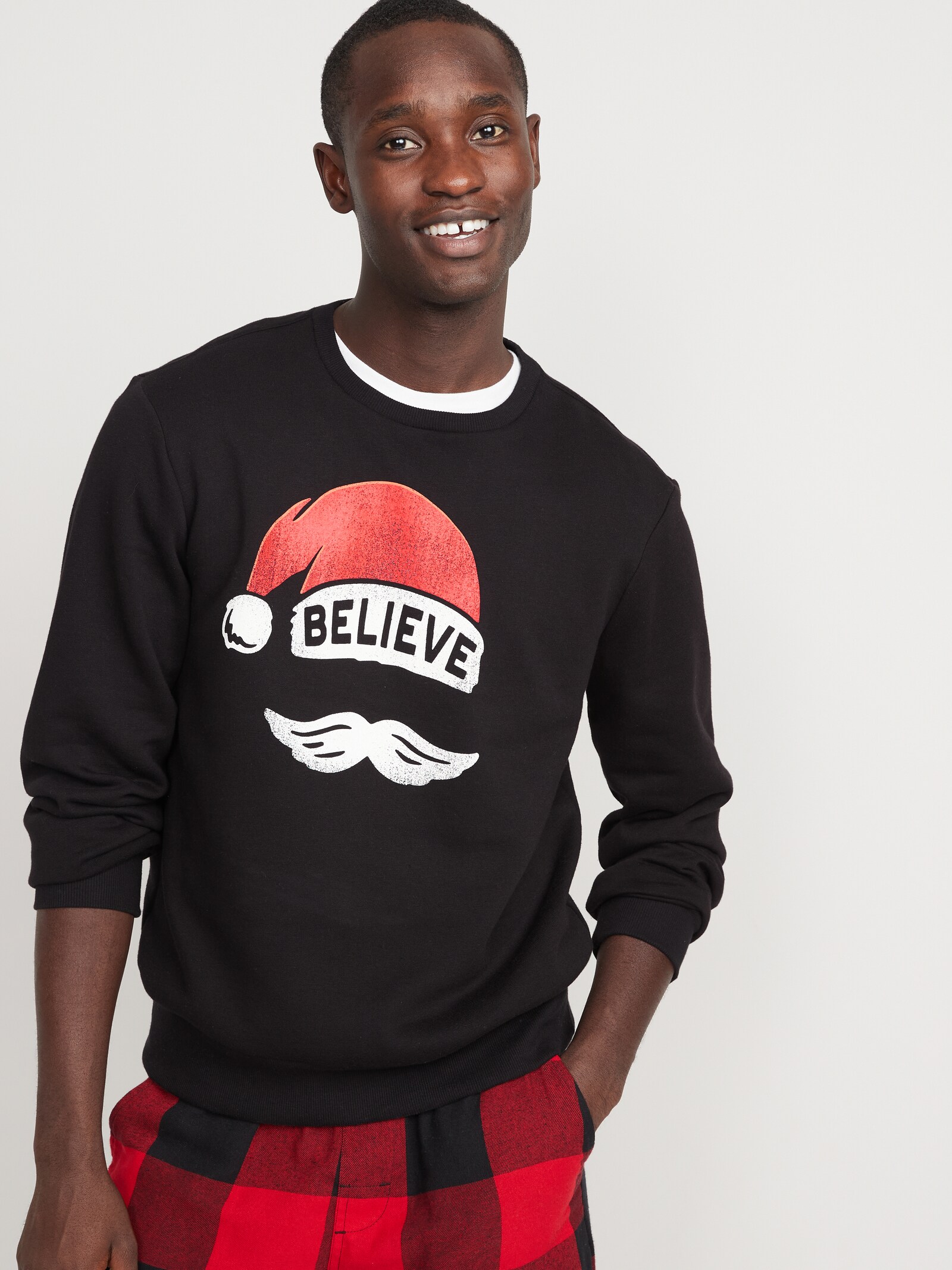Holiday Graphic Crew-Neck Sweatshirt 