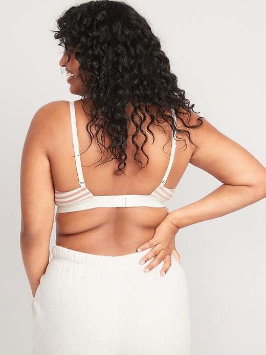 Image number 5 showing, Supima® Cotton-Blend Triangle Bralette Top