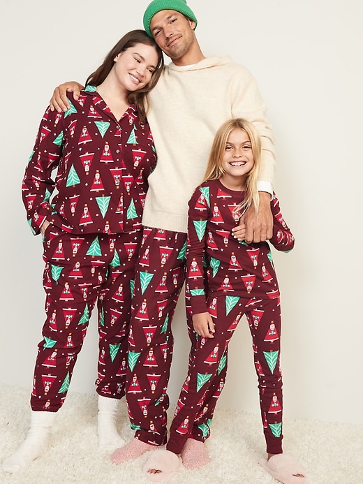 Image number 3 showing, Printed Flannel Pajama Set