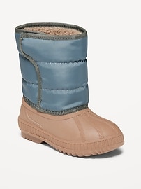 Quilted Duck Boots for Toddler Boys Old Navy