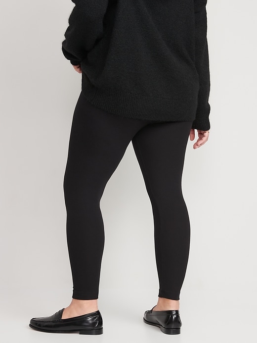Image number 8 showing, High Waisted Rib-Knit Leggings for Women