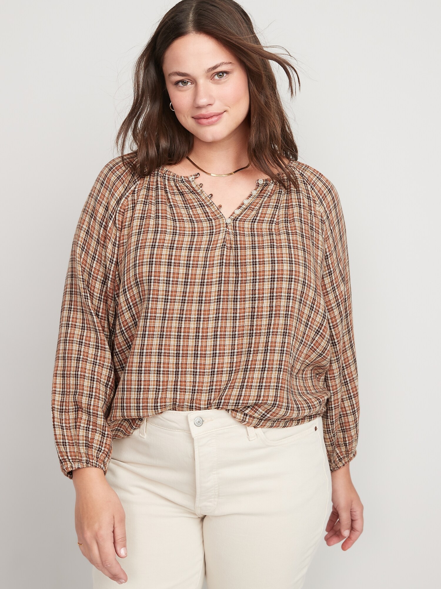 Riot Striped Poet Blouse main image 1
