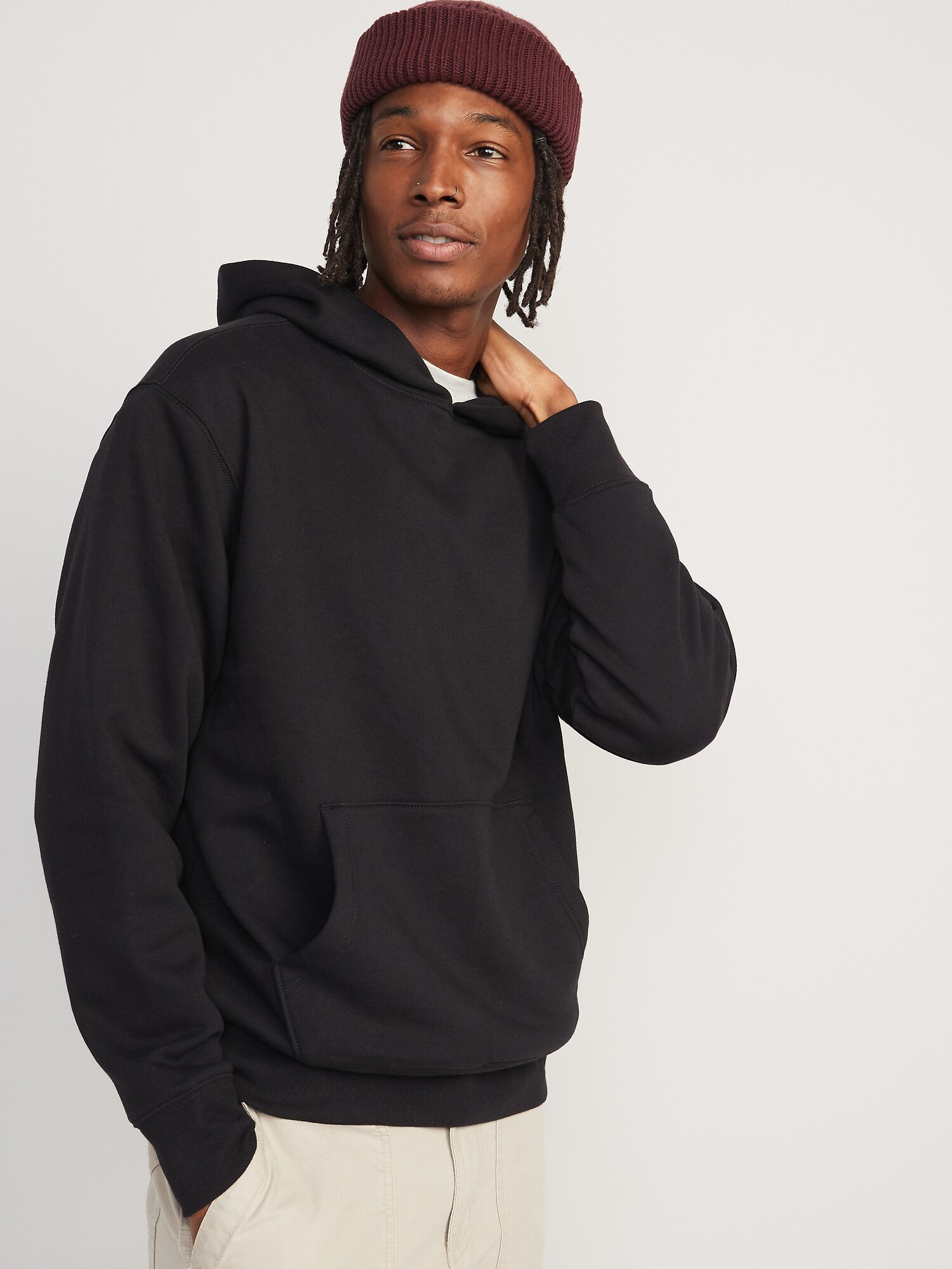 Long oversized hot sale hoodie