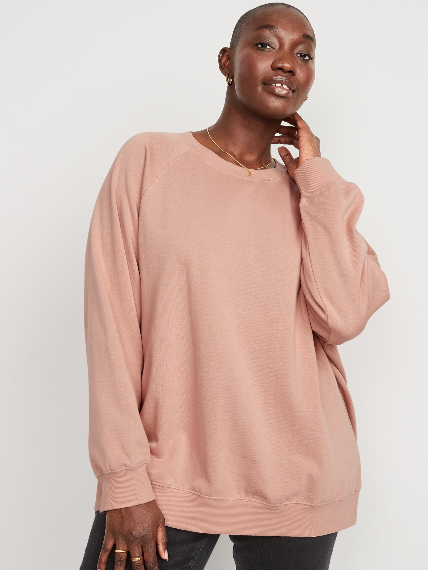 Oversized Vintage Tunic Sweatshirt for 