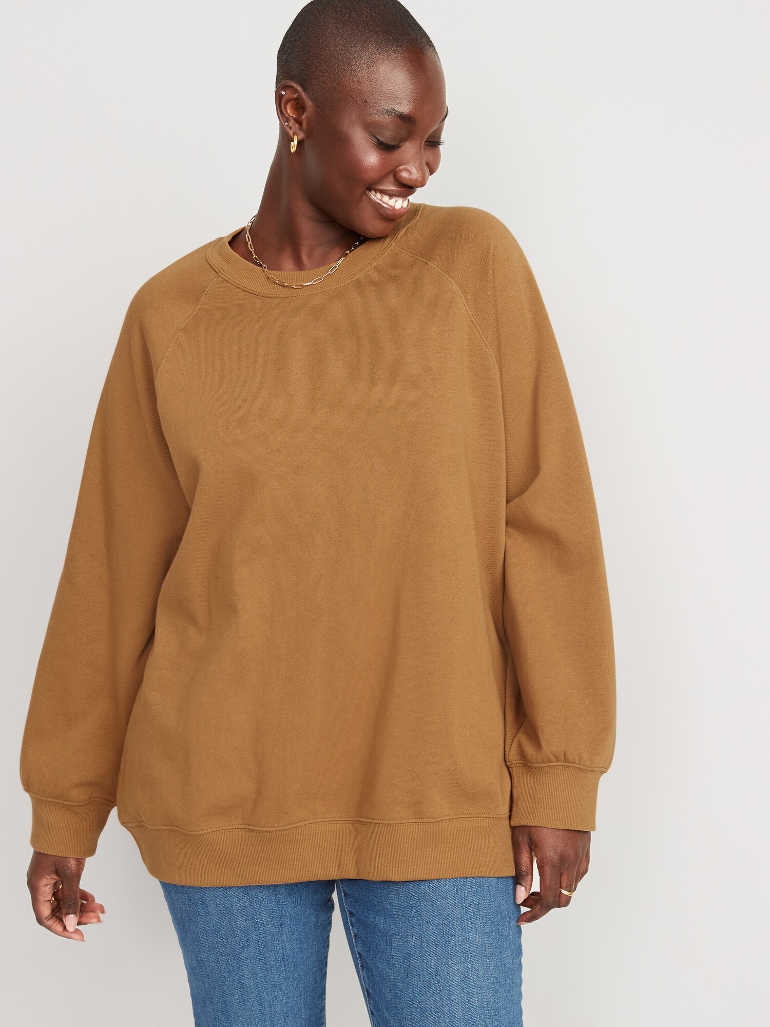 Oversized Vintage Tunic Sweatshirt for 