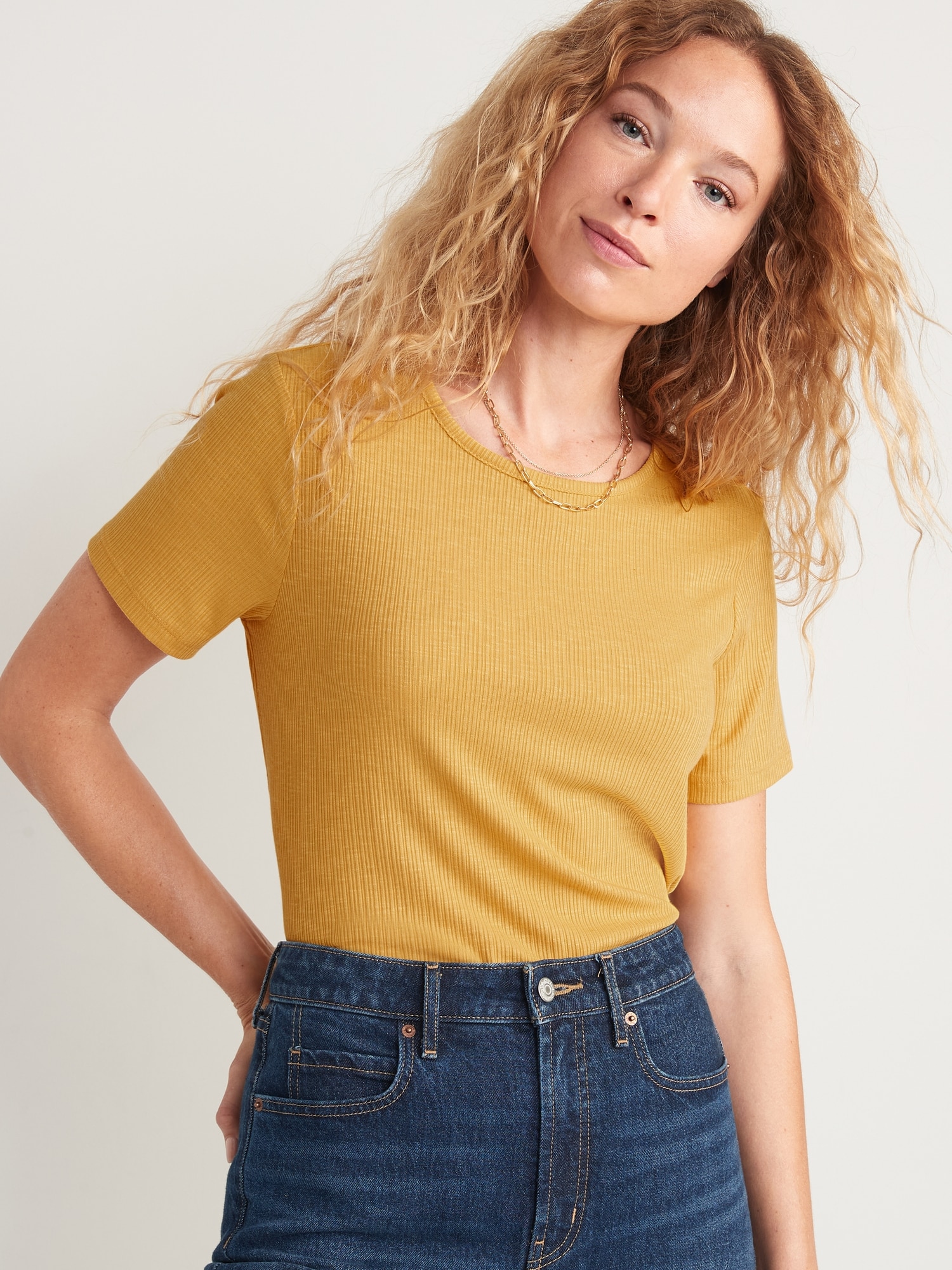 Luxe Crew-Neck T-Shirt for Women | Old Navy