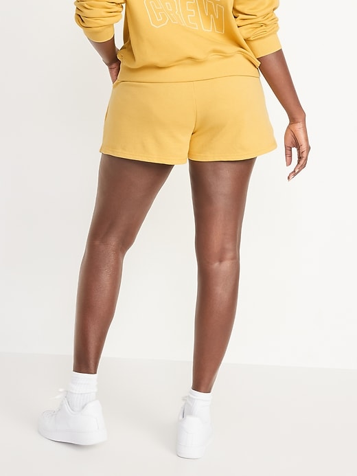 Image number 6 showing, Extra High-Waisted Vintage French Terry Sweat Shorts -- 3-inch inseam