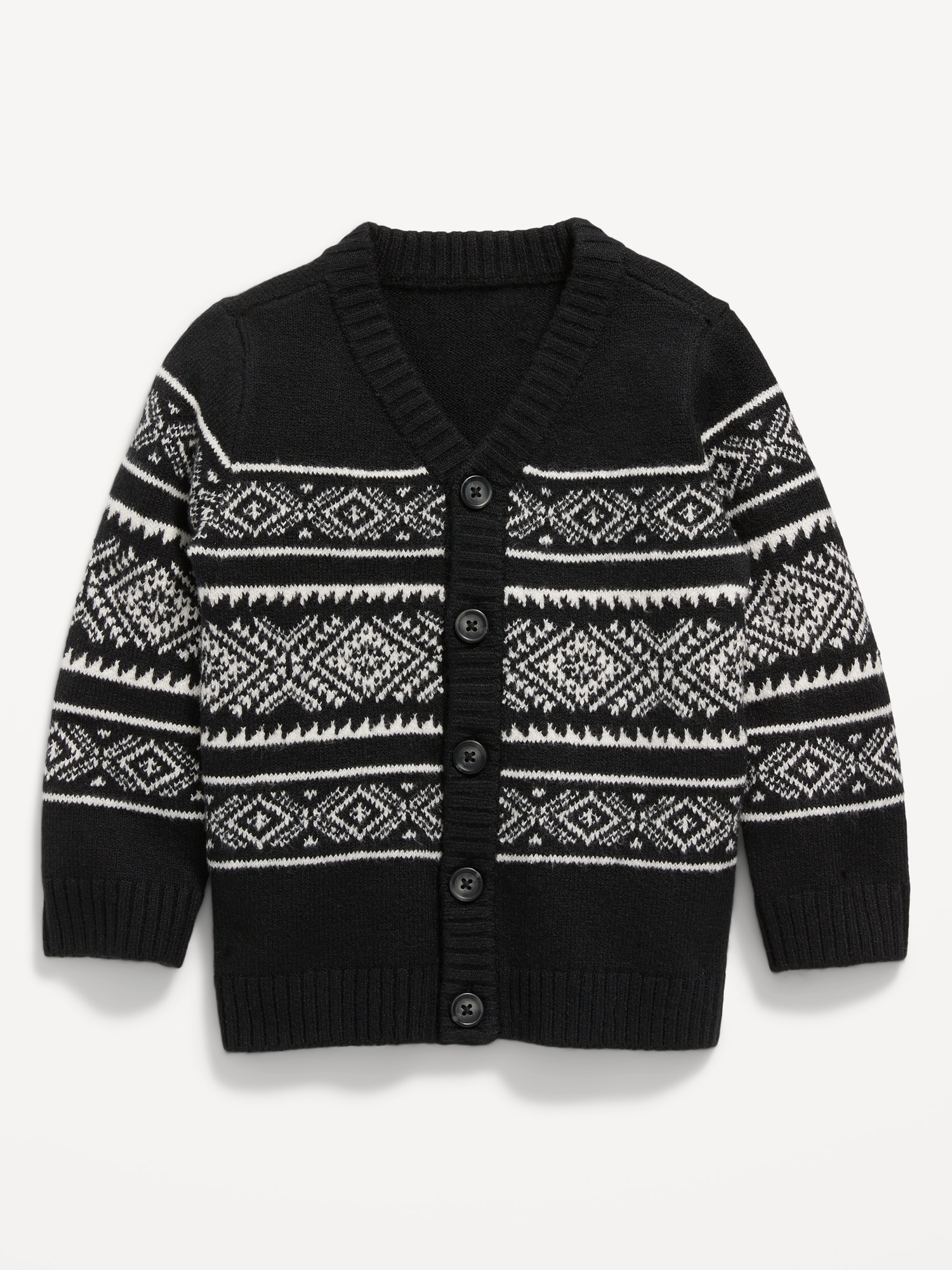 Boys black outlet cardigan sweater