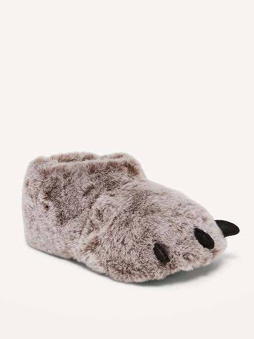 Image number 1 showing, Unisex Critter Slippers for Toddler