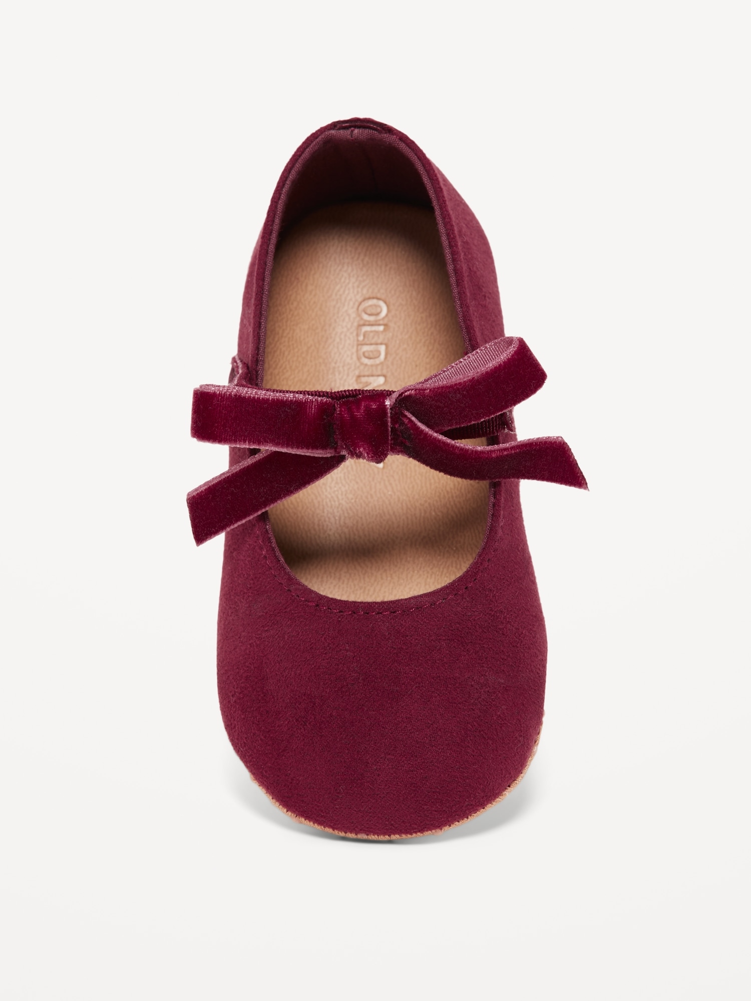 FauxSuede BowTie Ballet Flats for Baby Old Navy