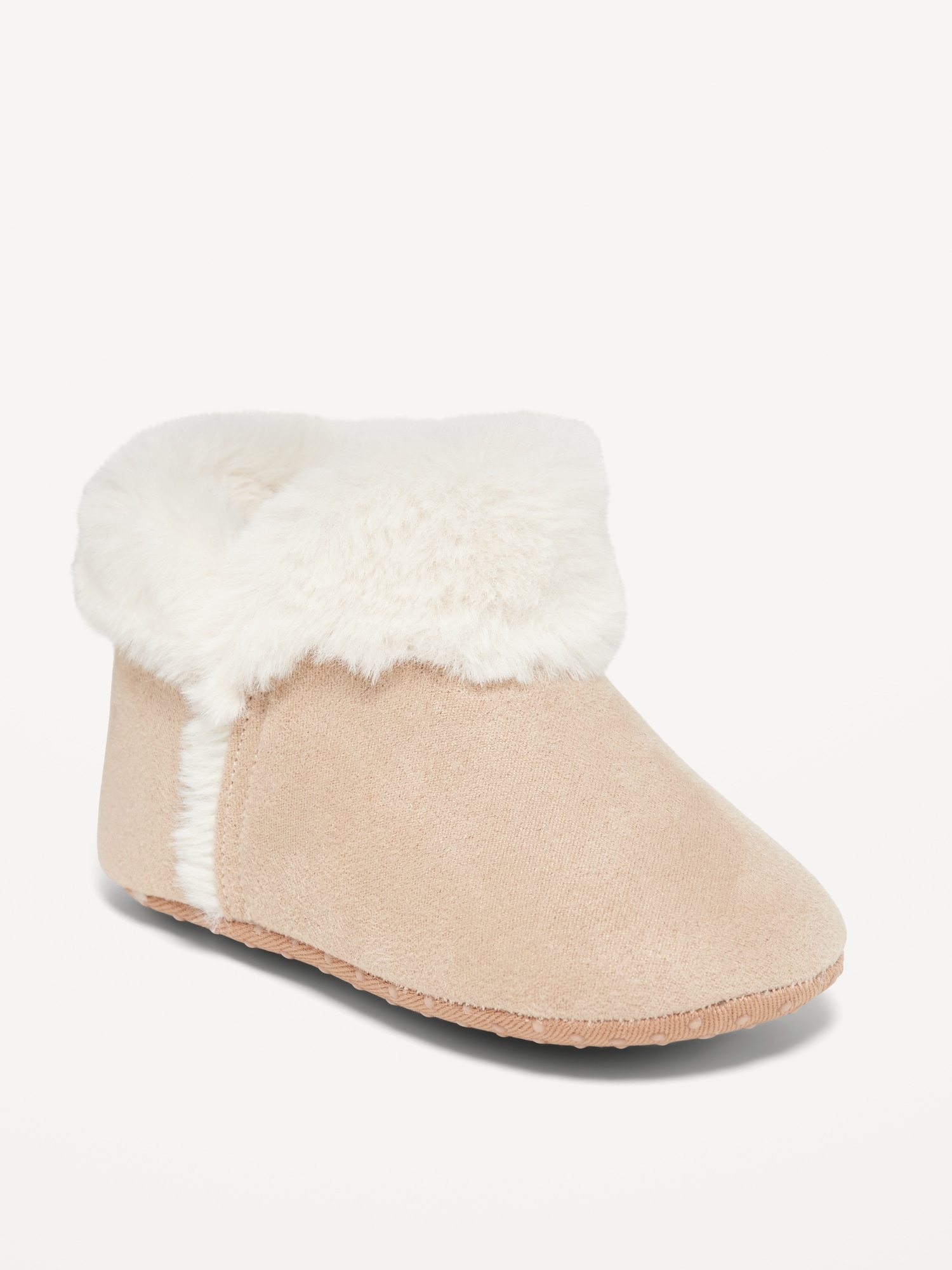 Unisex Faux-Fur-Lined Cozy Boots for Baby