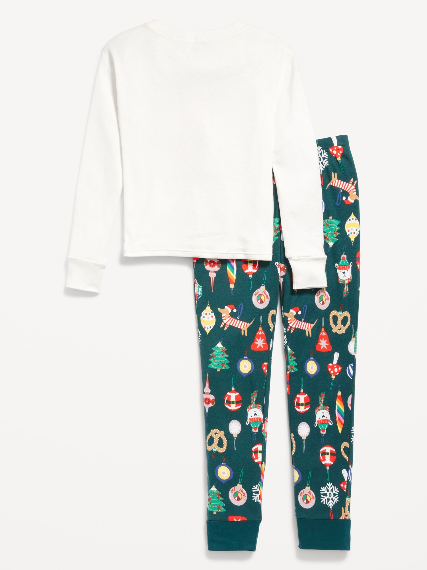 GenderNeutral Matching Print SnugFit Pajama Set for Kids Old Navy