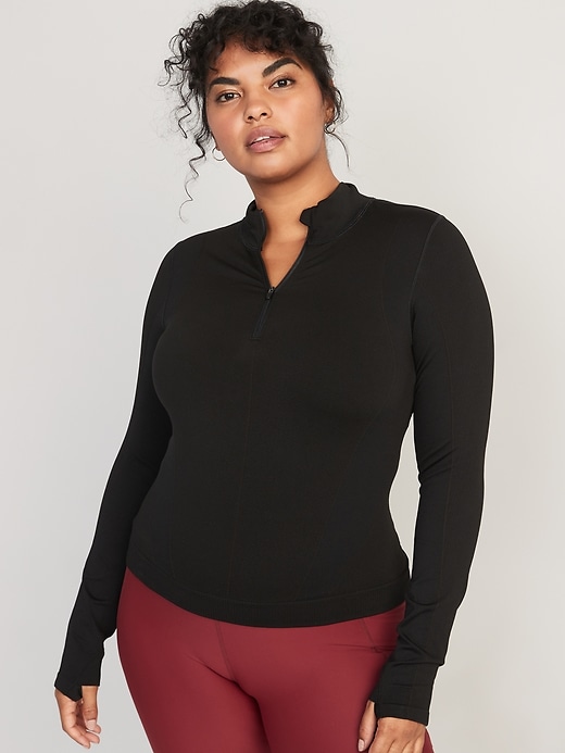 Seamless Quarter Zip | Old Navy